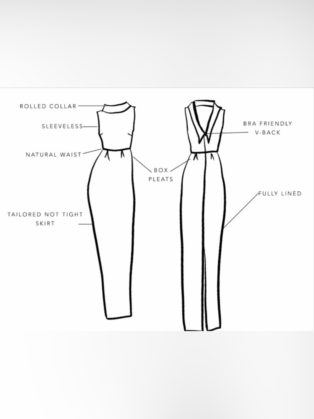 Camilyn Beth Amelia Matte Satin Maxi Dress in Light Blue — Women's Evening Gown - Picture 5 of 9